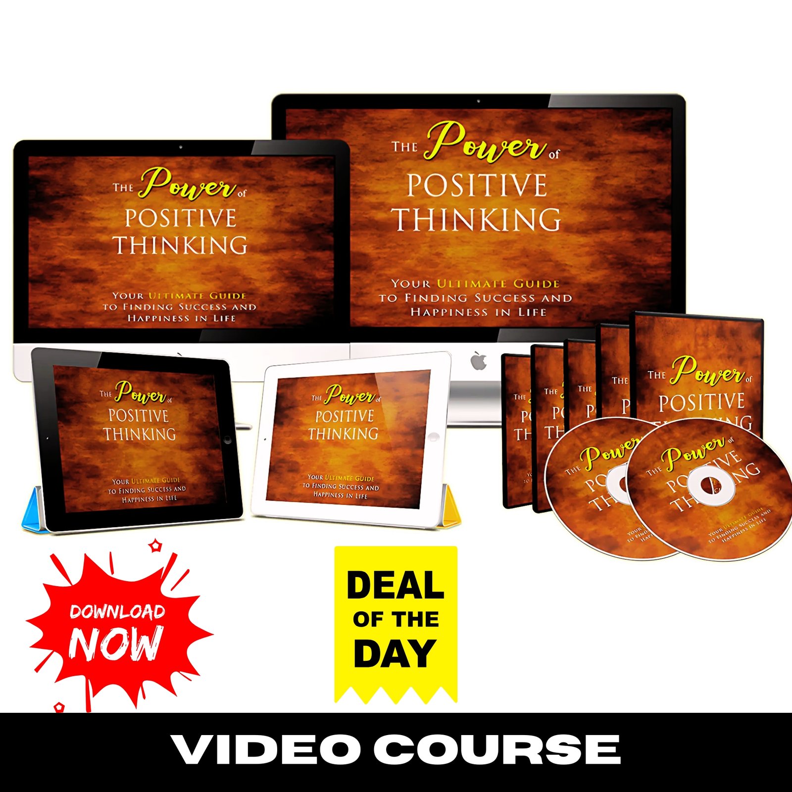 The Power Of Positive Thinking Upgrade Package (Masterclass Video Course)